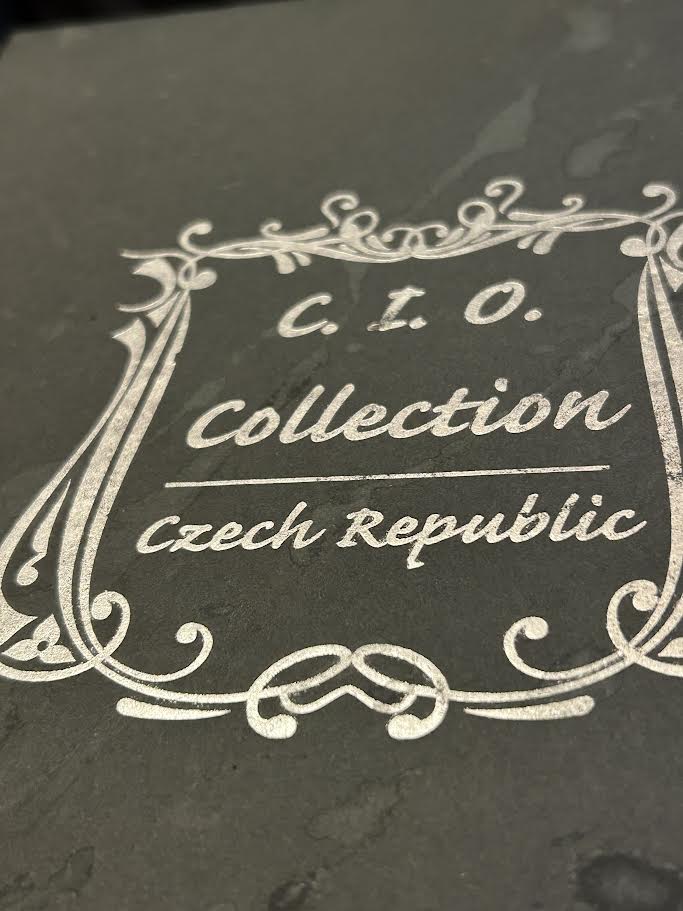 Two male nude Crystal EtchingsCzech Republic